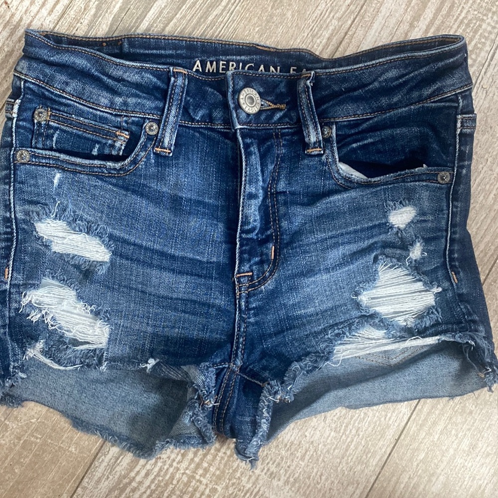 American Eagle Next Level Stretch Jean Shorts Size 2